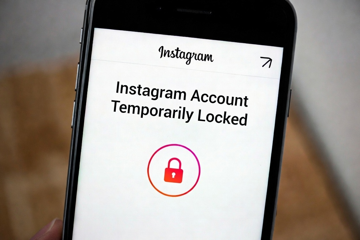 Instagram Account Temporarily Locked