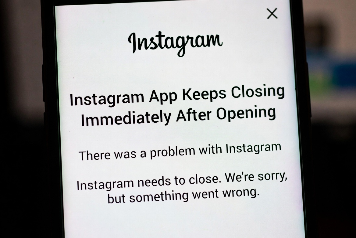 Instagram App Keeps Closing Immediately After Opening