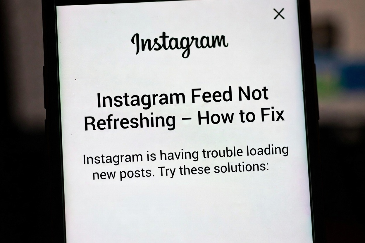 Instagram Feed Not Refreshing – How to Fix