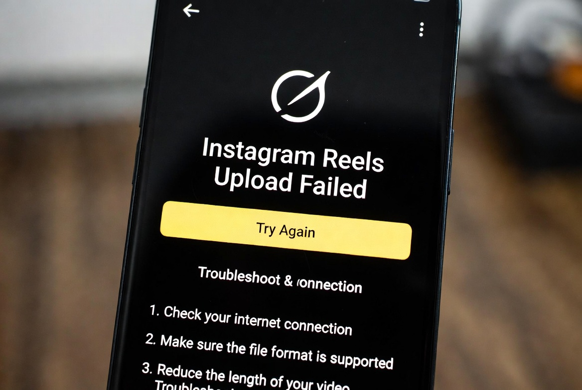 Instagram Reels Upload Failed