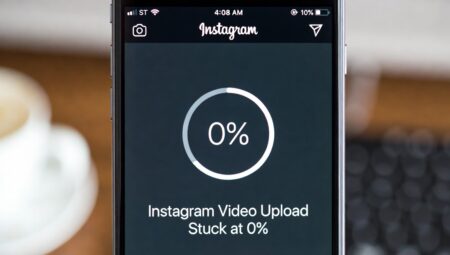 Instagram Video Upload Stuck at 0%