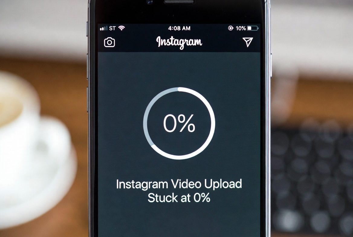Instagram Video Upload Stuck at 0%