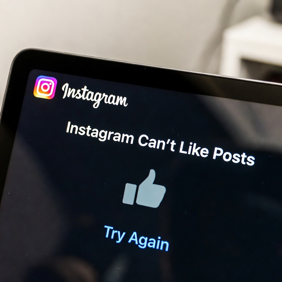 Instagram Can’t Like Posts
