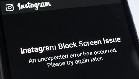 Instagram Black Screen Issue
