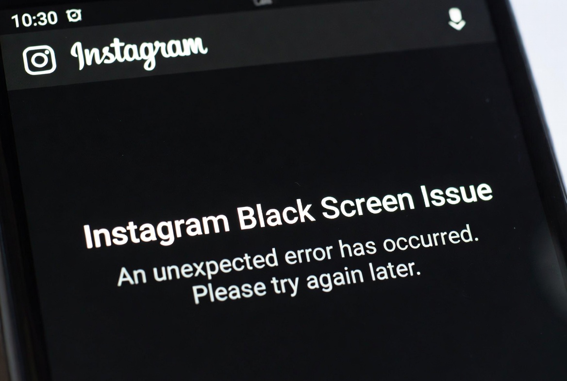 Instagram Black Screen Issue