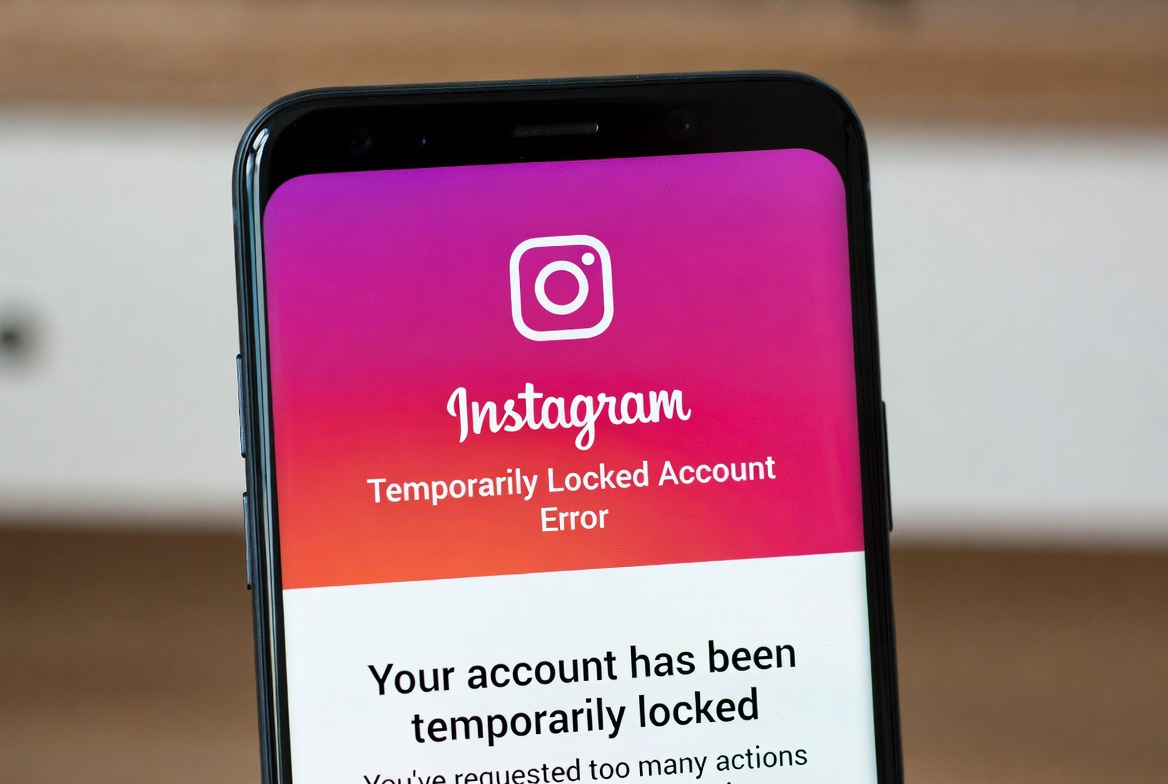 Instagram Temporarily Locked Account Error