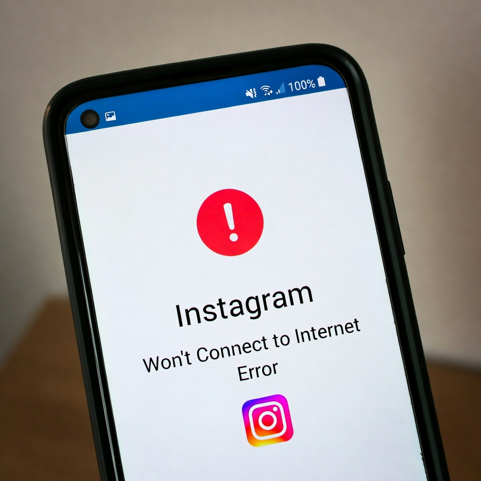 Instagram Won’t Connect to Internet Error